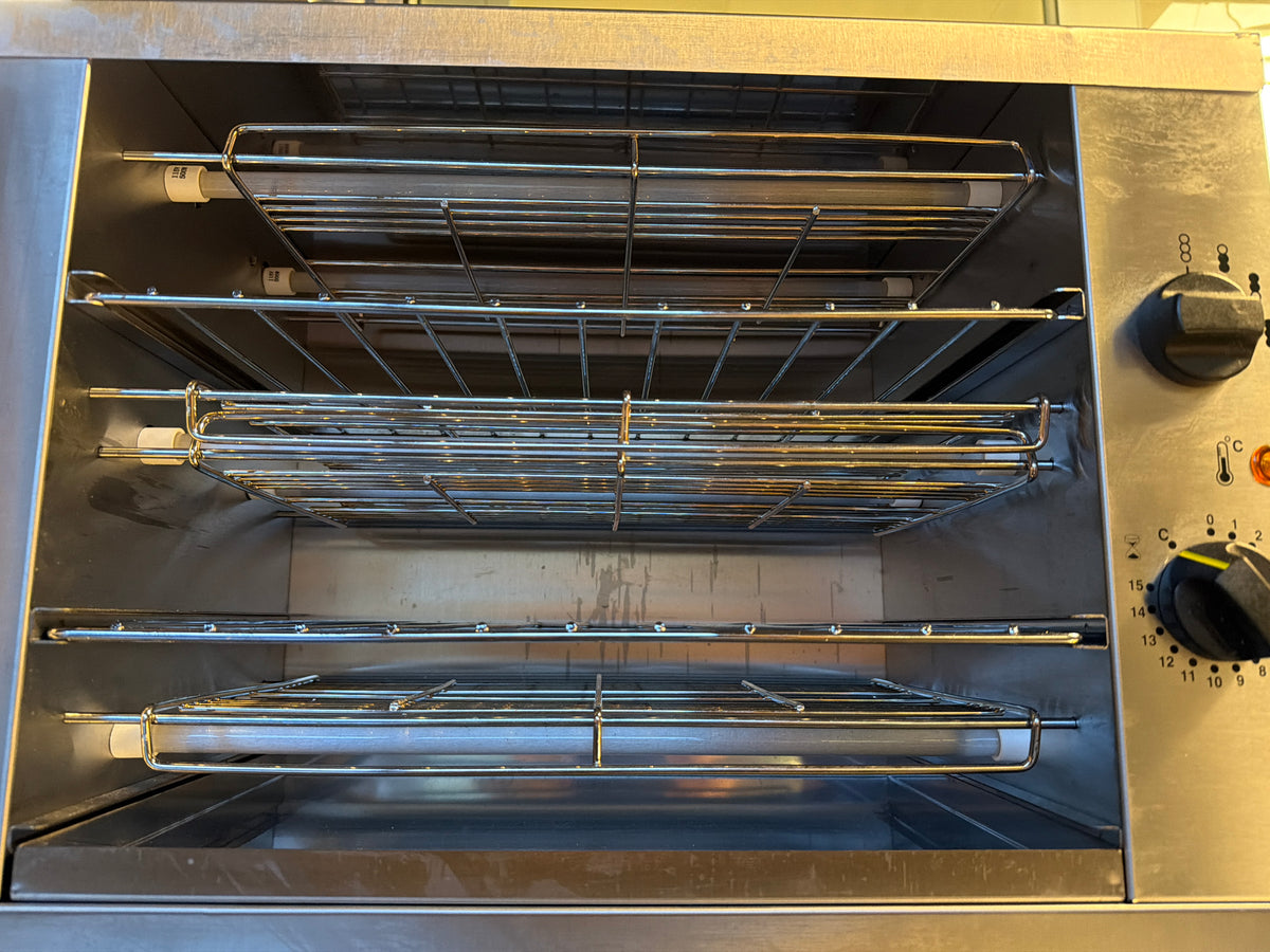 Grill à quartz pour panini, toasts & divers snacks